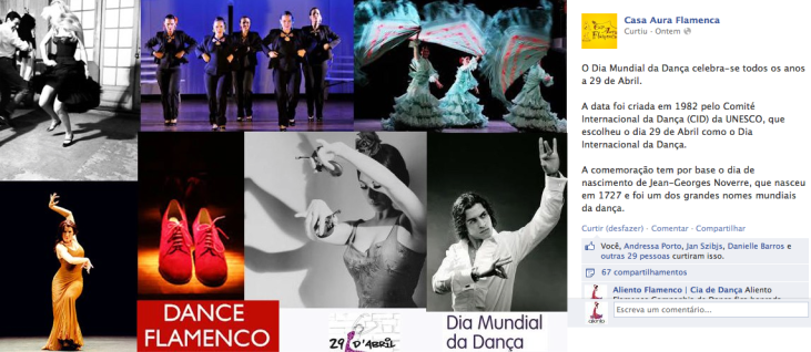 Homenagem da Casa Aura Flamenca ao Dia Internacional da Dança (28.04.2013)